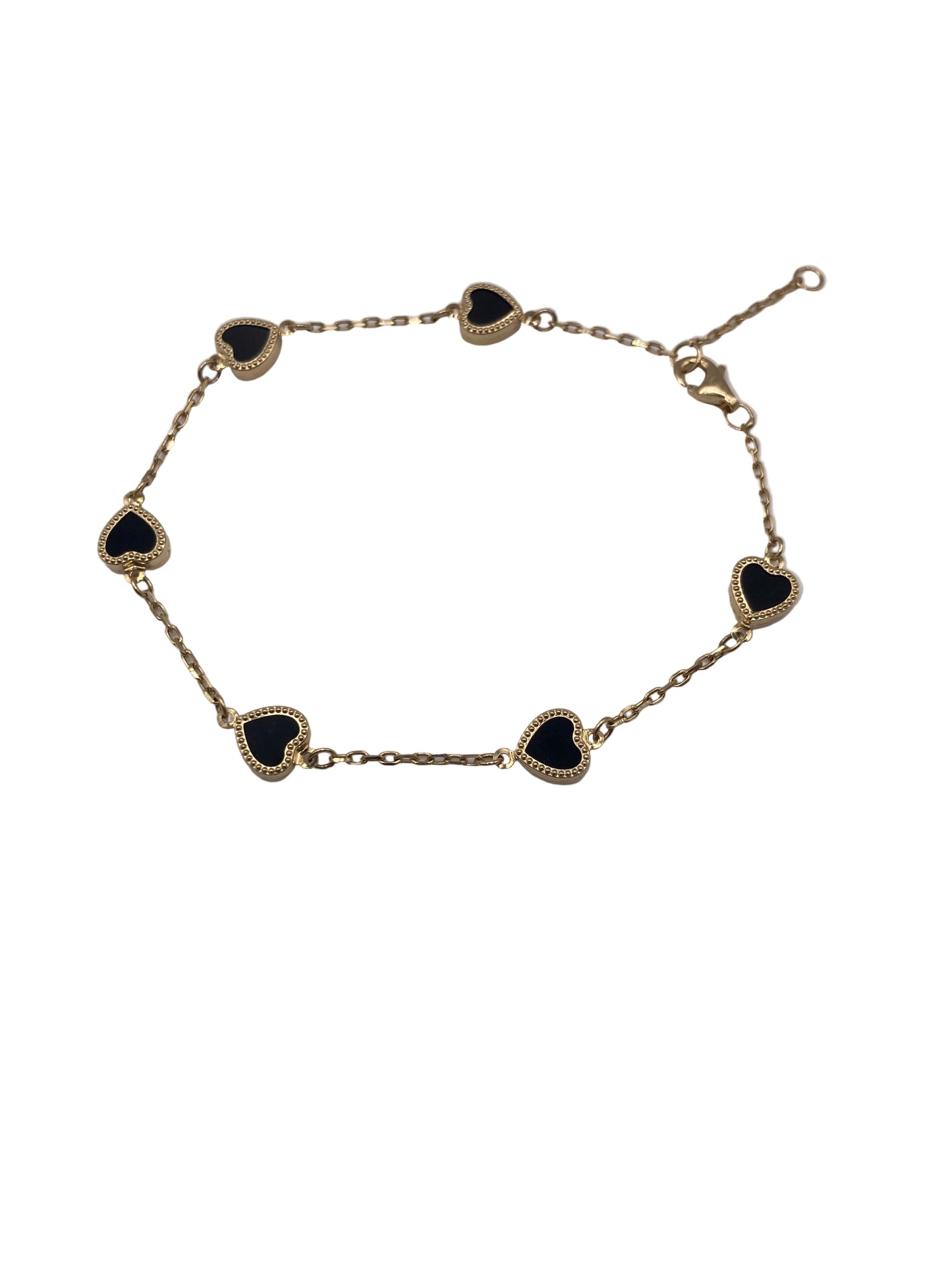 Black Heart Bracelet