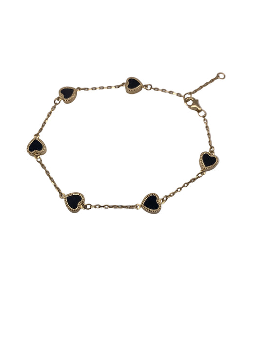 Black Heart Bracelet
